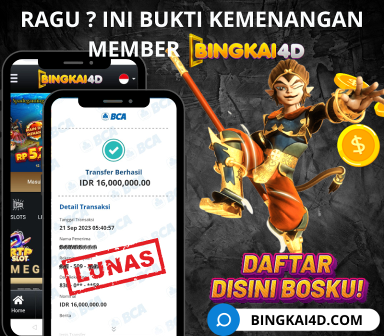 ©️BUKTI KEMENANGAN MEMBER BINGKAI4D